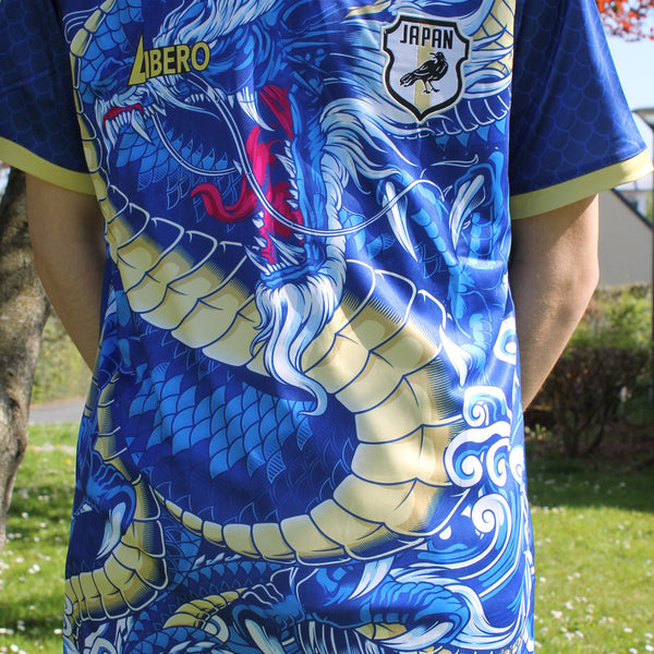 Maillot Dragon bleu Libero (bleu/or)