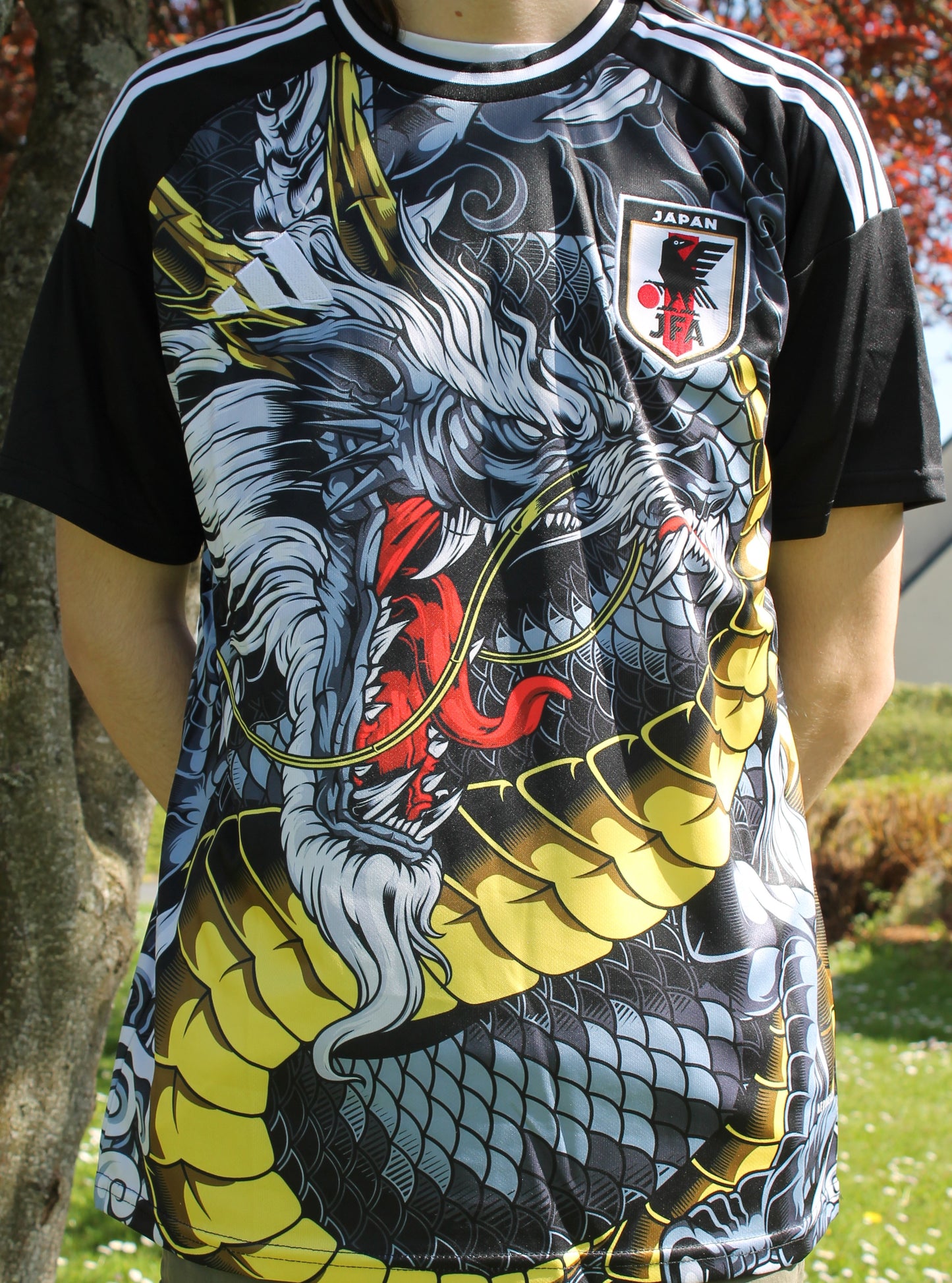 Maillot Dragon gris/or