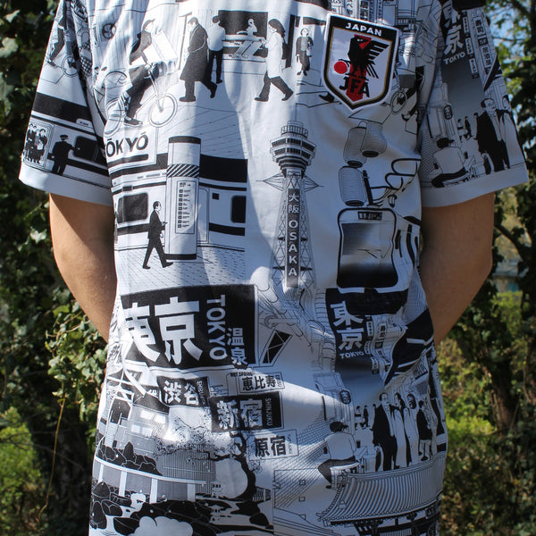 Maillot Tokyo City noir/blanc
