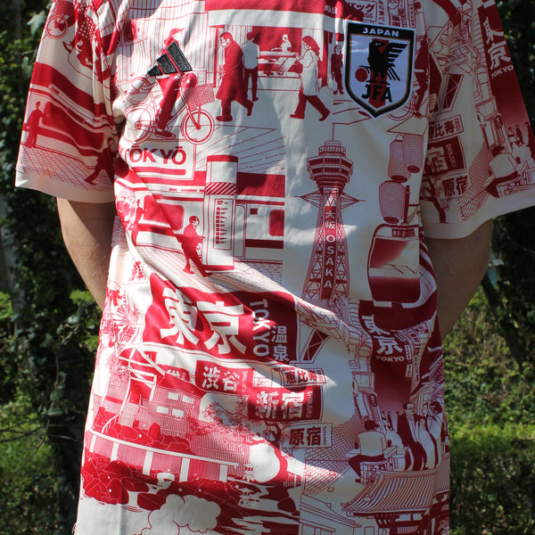 Maillot Tokyo City rouge/blanc